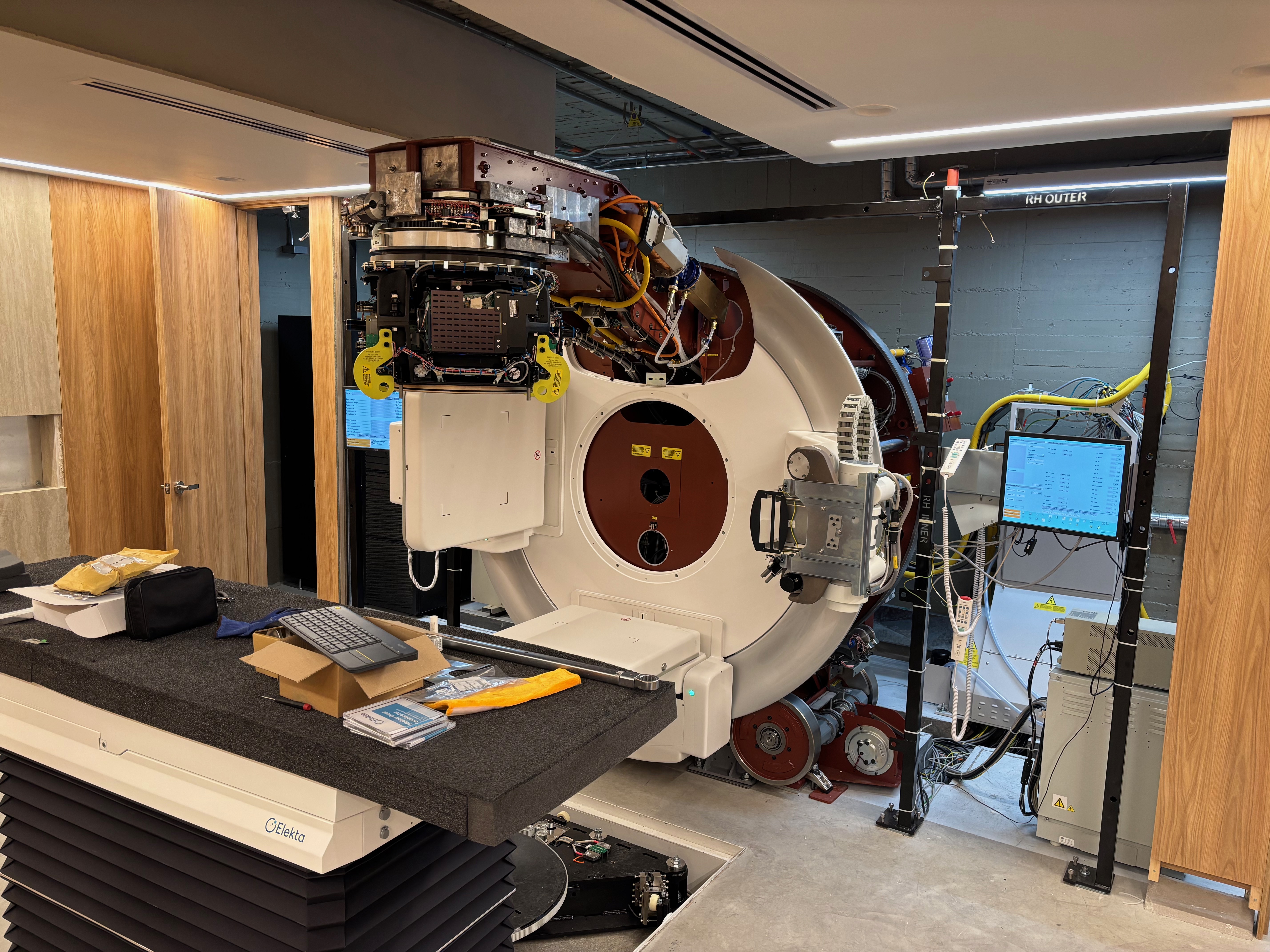 Finished LINAC treatment room